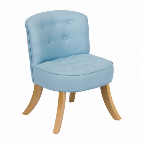 Fotelik dziecięcy Eko-Lniany Anielski Błękit