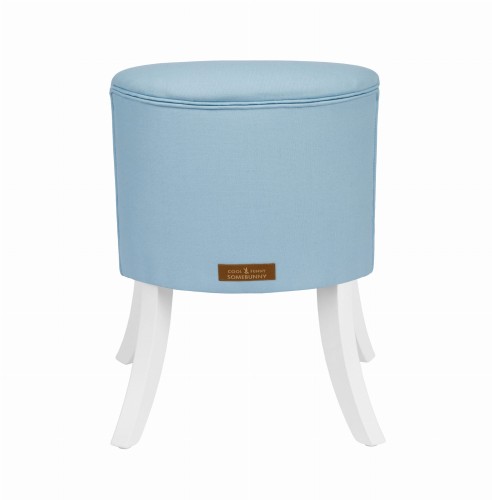 Fotelik dziecięcy Eko-Lniany Anielski Błękit