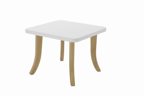 Stolik dla dziecka kwadratowy drewniane nogi