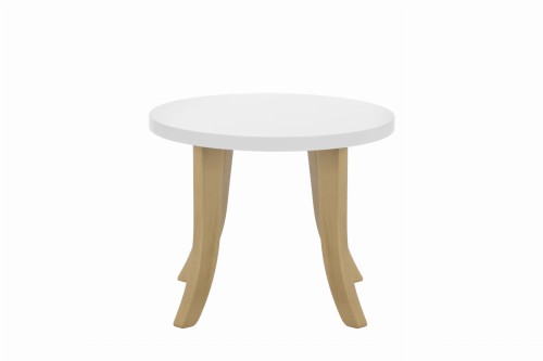 Stolik dla dziecka okrągły drewniane nogi