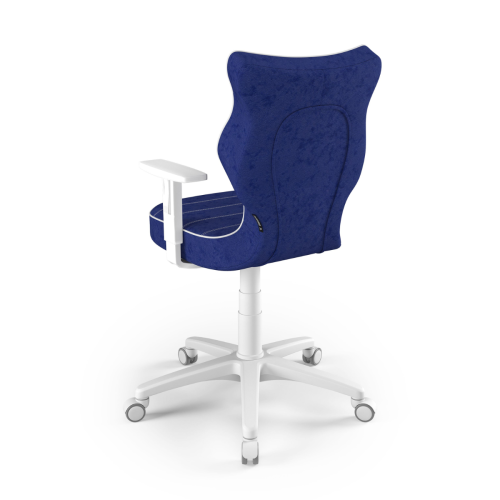 Krzesło młodzieżowe na kółkach 11+ Entelo Duo – granatowe