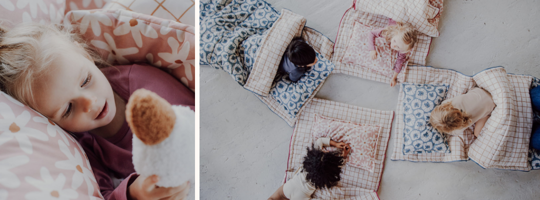 dziecieca-posciel-w-kolorowe-wzrory-stokrotek