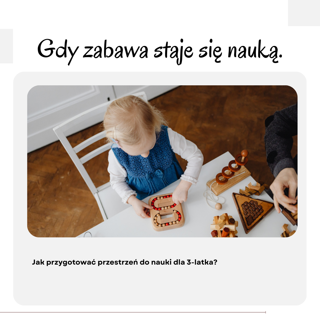 Jak przygotować przestrzeń do nauki dla 3-latka?