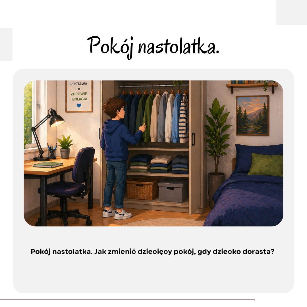 Pokój nastolatka. Jak zmienić dziecięcy pokój, gdy dziecko dorasta?